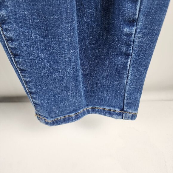 Judy Blue Jeans Womens Plus 18W Blue Bloom Maternity Destroyed Boyfriend Fit - Picture 9 of 13